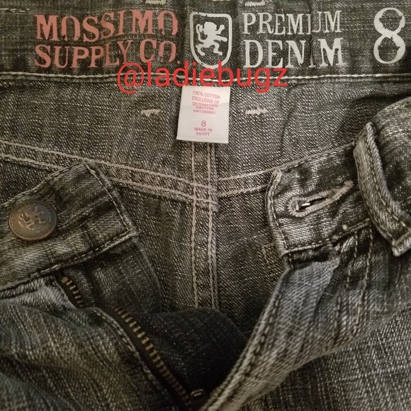 Boys Shorts Size 8 Navy & Black Wash Denim Bundle - Picture 7 of 8